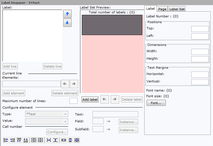 WorkFlows label designer tool