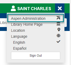 Select Aspen Administration