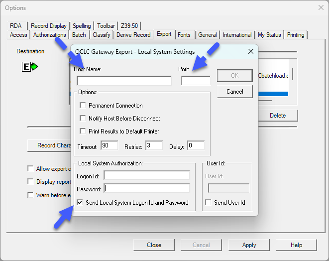 ExportConfig