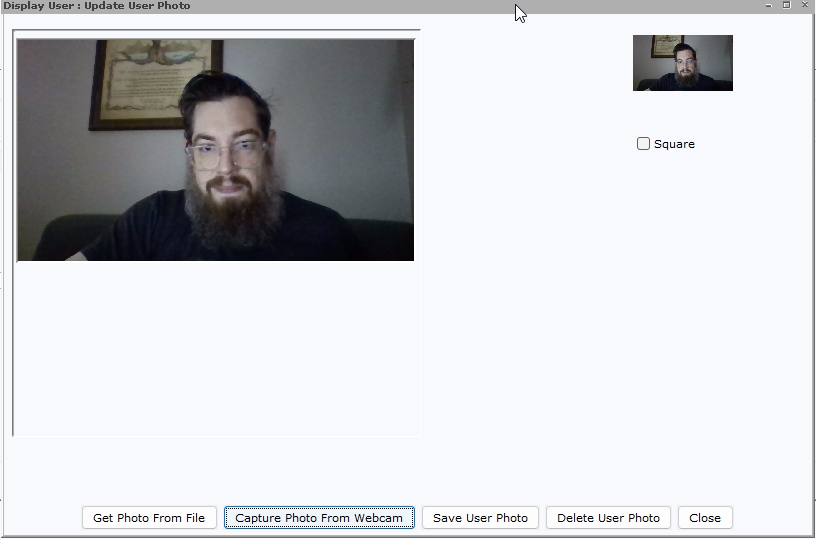 Update User Photo Wizard