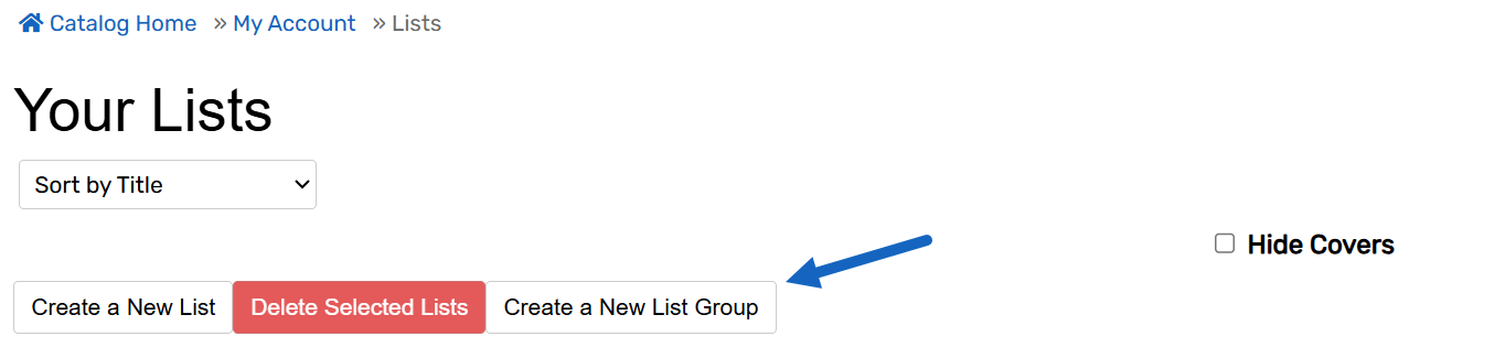 list group button