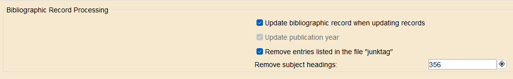 Bib Record Processing