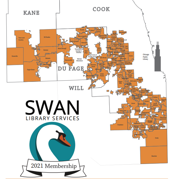 map to the SWAN member libraries